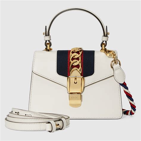 gucci leather sylvie mini bag|gucci sylvie small bag.